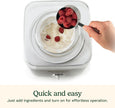 Cuisinart Pure Indulgence Frozen Yogurt-Ice Cream & Sorbet Maker, 2-Qt Capacity, Silver (ICE-30WNC) 🍁 All In One Marketplace Canada