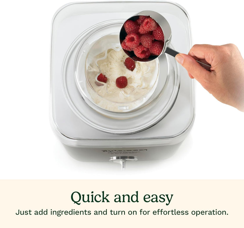 Cuisinart Pure Indulgence Frozen Yogurt-Ice Cream & Sorbet Maker, 2-Qt Capacity, Silver (ICE-30WNC) 🍁 All In One Marketplace Canada