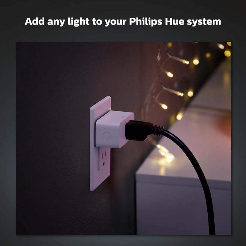 Philips Hue Smart Plug, White - 1 Pack - Turns Any Light Into a Smart Light - Control with Hue App - Compatible with Alexa, Google Assistant, and Apple HomeKit 🍁 All In One Marketplace Canada