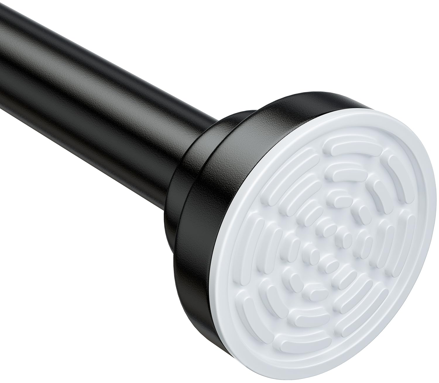Ausemku Shower Curtain Rod Tension - 32-80 Inch Never Rust Non-Slip Spring Tension Curtain Rod No Drilling Stainless Steel Curtain Rod Use Bathroom Kitchen（Black） 🍁 All In One Marketplace Canada