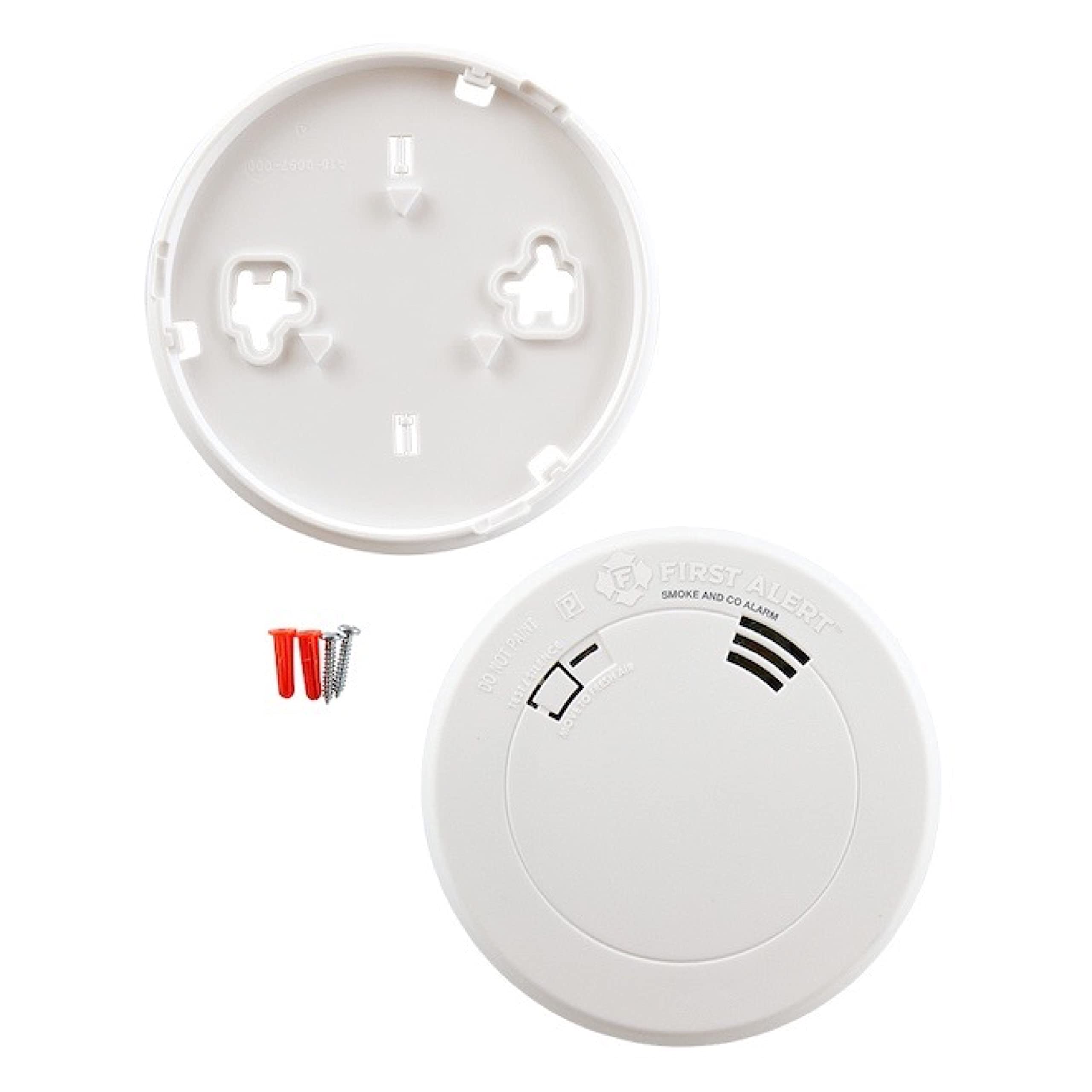 First Alert 10 Year Battery Smoke and Carbon Monoxide Alarm with Voice Alert, White, PRC710VA-6 🍁 All In One Marketplace Canada