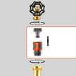 Gardena 942-BK 5-Piece Quick Connector Starter Set, for Any 5/8 Inch or 1/2 Inch Garden Hose, Sprinkler or Spray Nozzle, Made in Germany 🍁 All In One Marketplace Canada