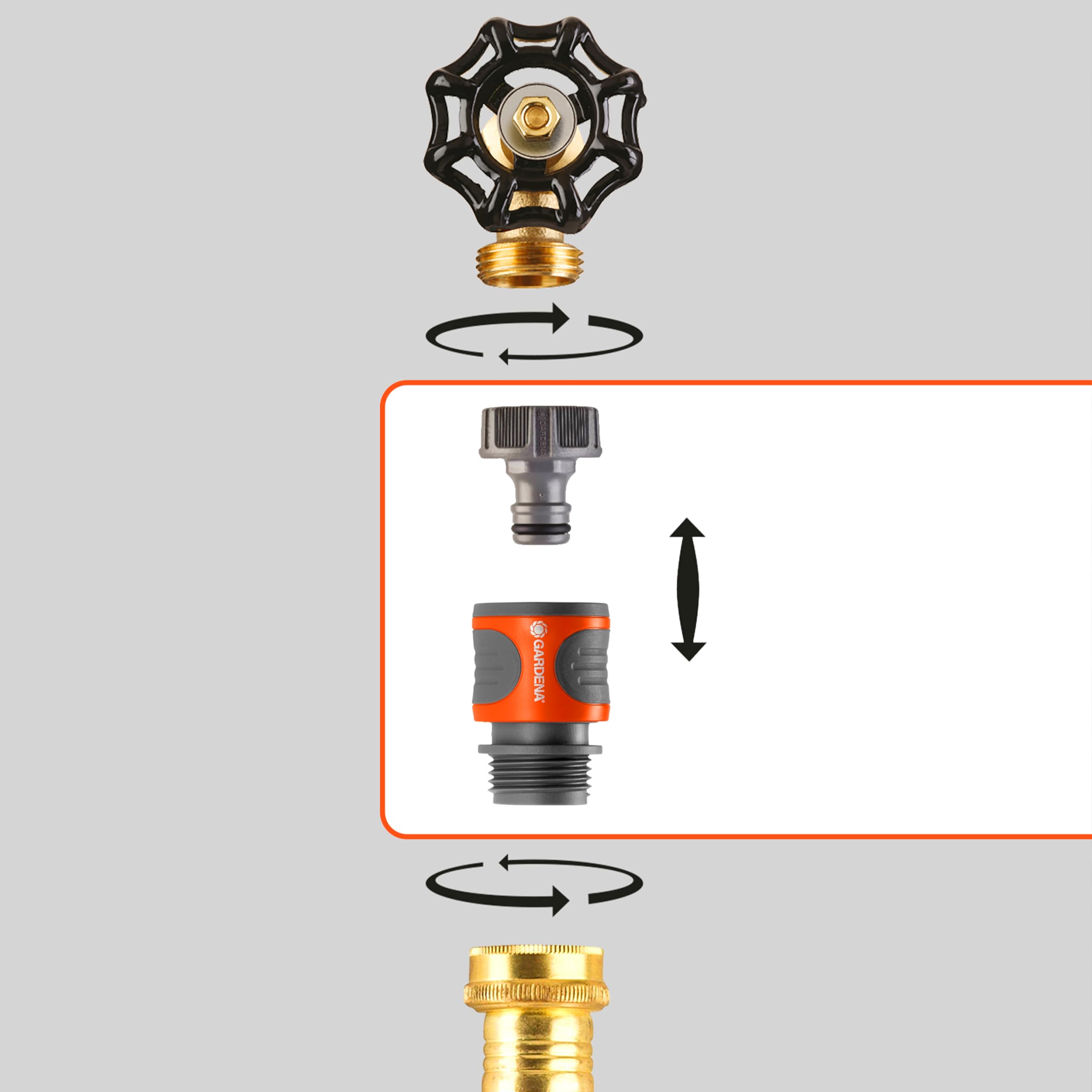 Gardena 942-BK 5-Piece Quick Connector Starter Set, for Any 5/8 Inch or 1/2 Inch Garden Hose, Sprinkler or Spray Nozzle, Made in Germany 🍁 All In One Marketplace Canada