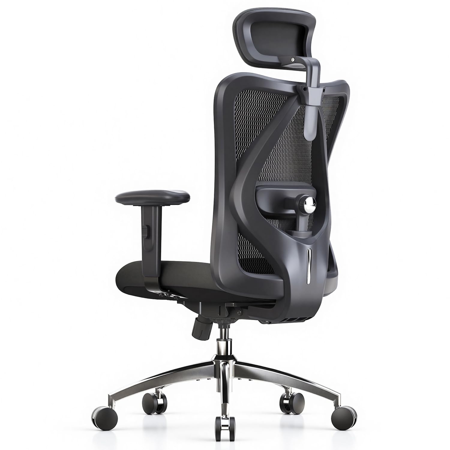 SIHOO Ergonomic Office Chair Computer Chair Desk Chair, Adjustable Headrests Chair Backrest and Armrest's Mesh Chair (Black) 🍁 All In One Marketplace Canada