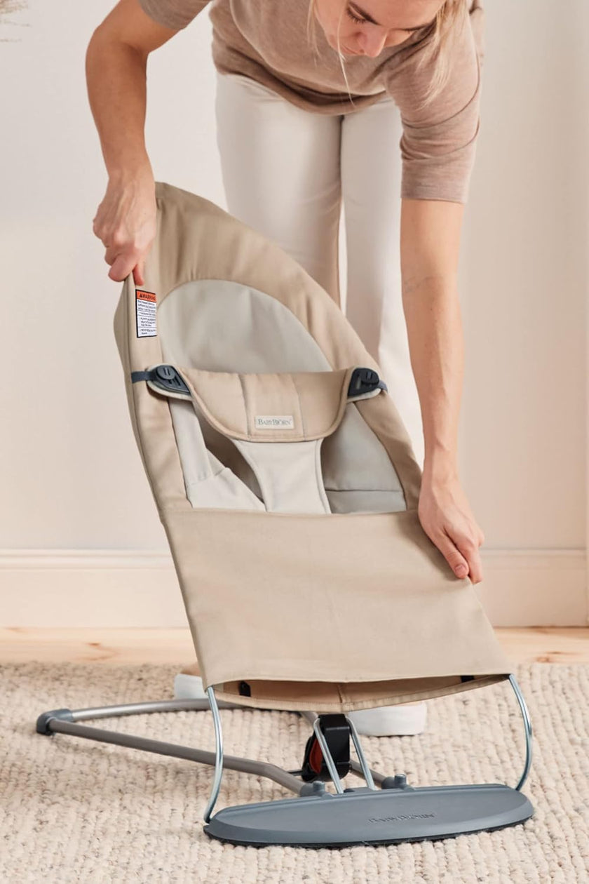 BabyBjorn Bouncer Balance Soft, Woven, Khaki/Beige 🍁 All In One Marketplace Canada