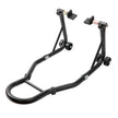 VEVOR Motorcycle Rear Wheel Stand, with U + L Fork Swingarm Spool, 850 lbs Capacity Heavy Duty Rear Wheel Stand Motorcycle Lift Jack Stand, for Suzuki Yamaha Honda Kawasaki, Black 🍁 All In One Marketplace Canada
