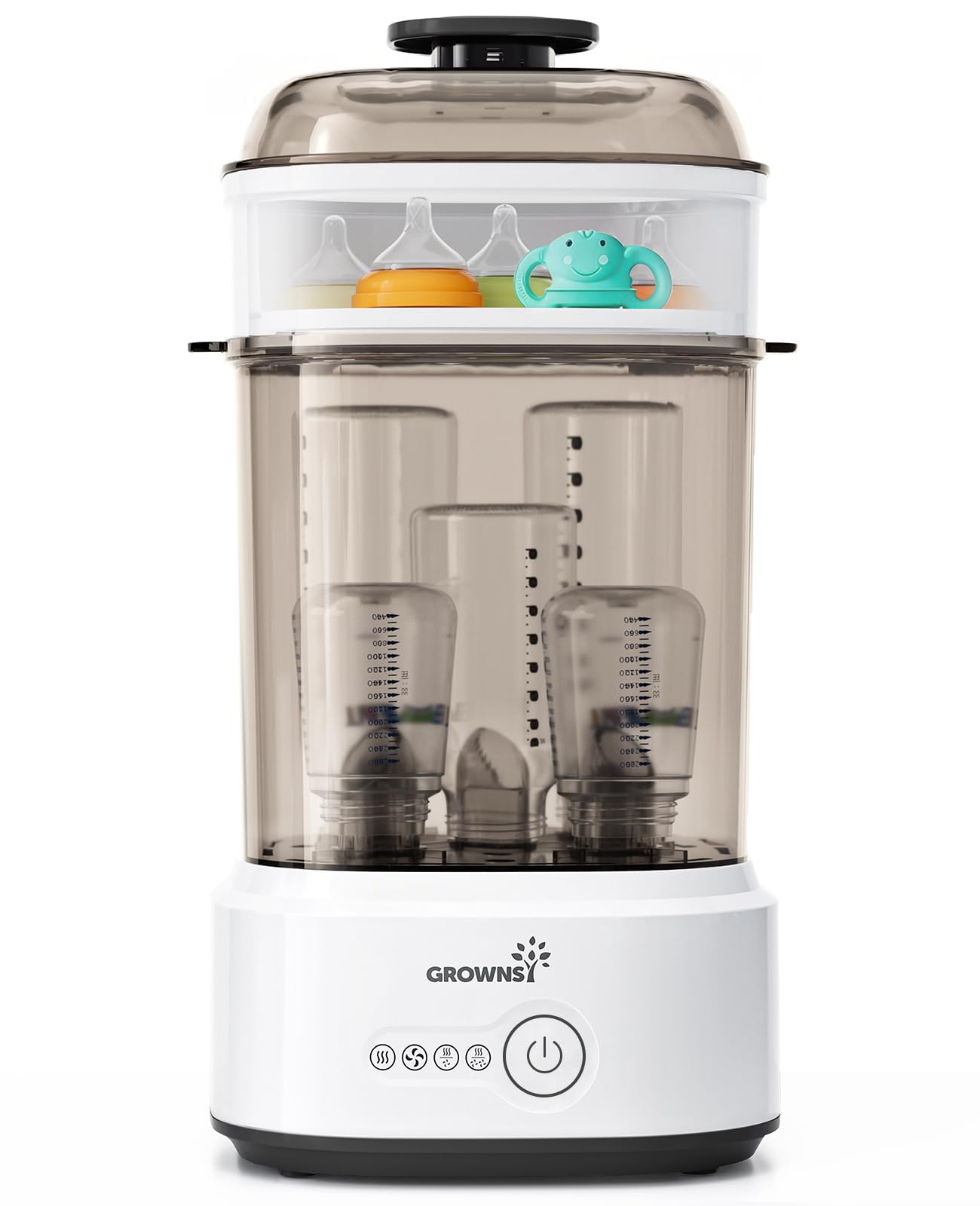 Bottle Sterilizer and Dryer, Compact Baby Bottle Sterilizer, Electric Steam Bottle Sanitizer for Baby Bottles, Pacifiers, Pump Parts 🍁 All In One Marketplace Canada