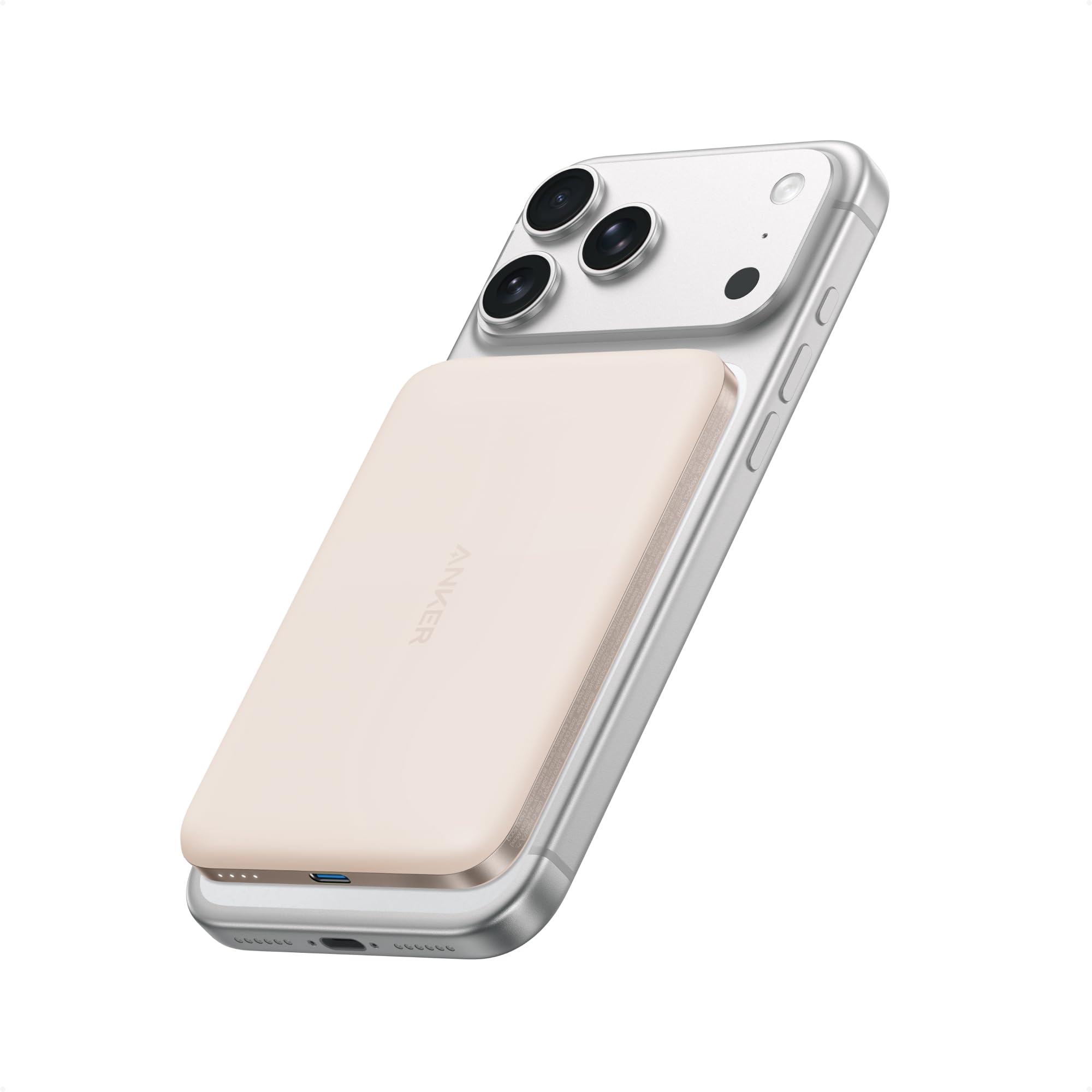 Anker Nano Power Bank, Ultra-Slim 5,000mAh Magnetic Battery Pack, Qi2 Certified 15W Max Ultra-Fast MagSafe-Compatible Portable Charger, Ergonomic Design, for iPhone Air/17/16/15 Series (Not for Pixel) 🍁 All In One Marketplace Canada