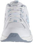 New Balance Women's 608 V5 Casual Comfort Cross Trainer, White/Light Blue, 8.5 W US 🍁 All In One Marketplace Canada
