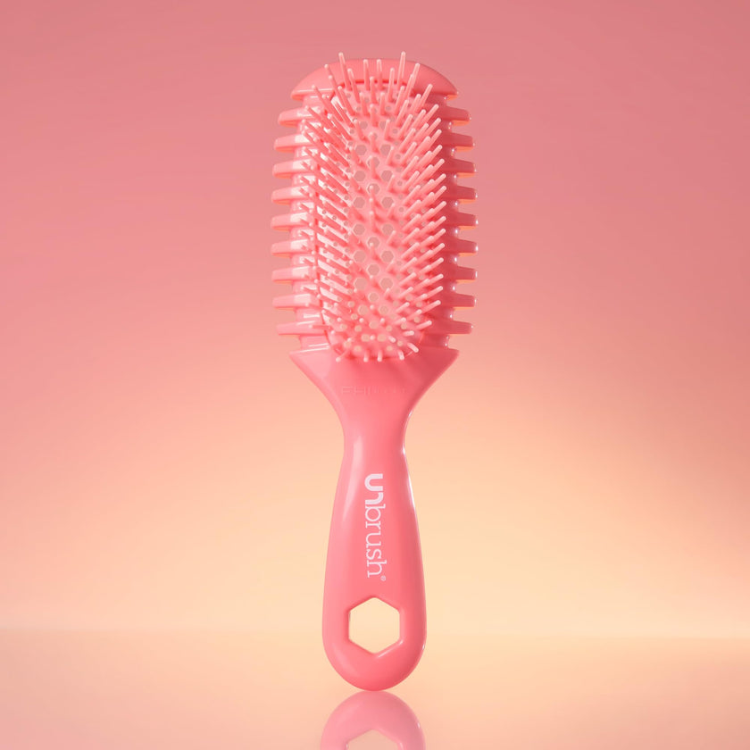 FHI Heat UNbrush Curl Defining Brush — Wavy, Coily, and Curly Hair Brush with DuoFlex Bristles & StyleCurl Handle — for Gentle Detangling & Faster Styling on Wet Hair - Coral Rose 🍁 All In One Marketplace Canada