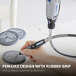 Dremel Flex Shaft Rotary Tool Attachment with Comfort Grip and 36” Long Cable-Engraver, Polisher, and Mini Sander-Ideal for Detail Metal Engraving, Wood Carving, and Jewelry Polishing, 225-02, Grey 🍁 All In One Marketplace Canada