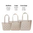 Simple Modern Waterproof Rubber Beach Bag | Extra Large | Beige 🍁 All In One Marketplace Canada