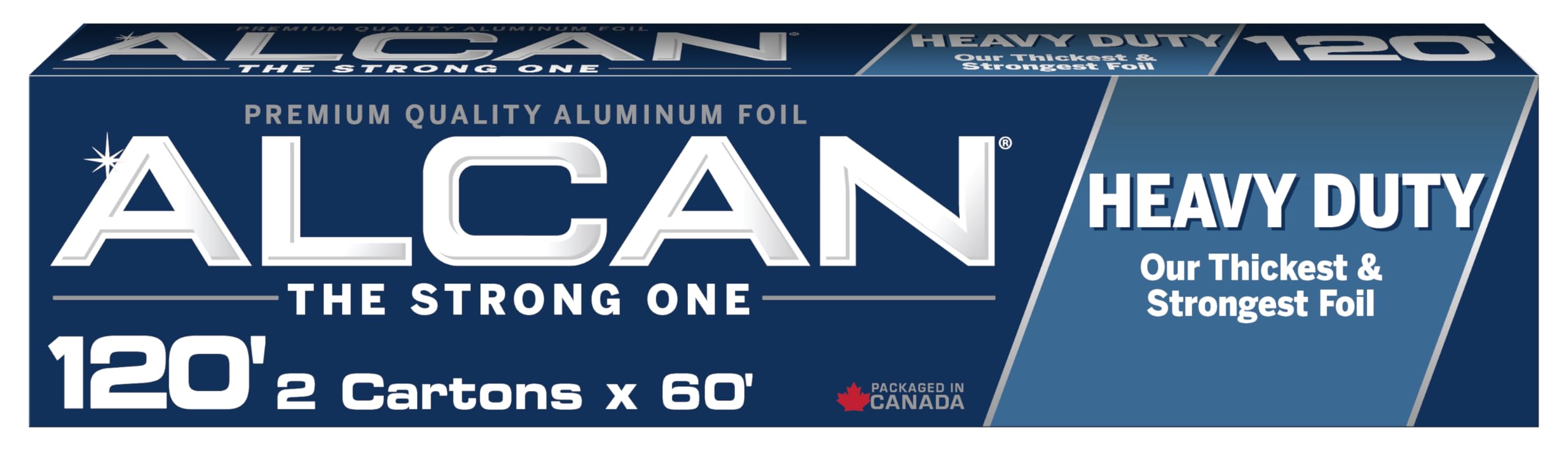 ALCAN Aluminum Foil Heavy Duty, 12 Inches x 60 Feet 2-count (Pack of 2) 🍁 All In One Marketplace Canada