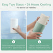 Momcozy Portable Breast Milk Cooler for Travel, 24H Ice-Free Cooling Breastmilk Storage Bottles 12oz Container, Leak Proof Outdoor Small Freezer, Baby Breastfeeding Essential Gift for New Moms 🍁 All In One Marketplace Canada