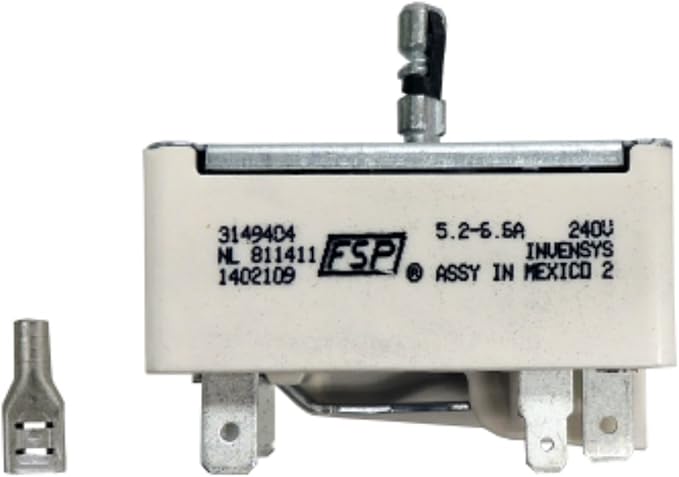 Pièce de rechange pour interrupteur à variation infinie de four ES9404