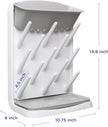 Ubbi Vertical Baby Bottle Drying Rack, Countertop Drying Rack Baby Accessory, Grey 🍁 All In One Marketplace Canada