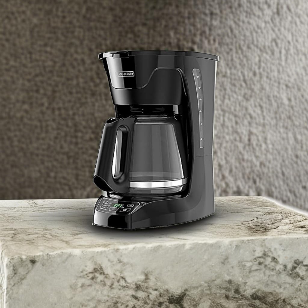 BLACK+DECKER Programmable Digital Coffeemaker,12-Cup Coffee Machine, Black 🍁 All In One Marketplace Canada