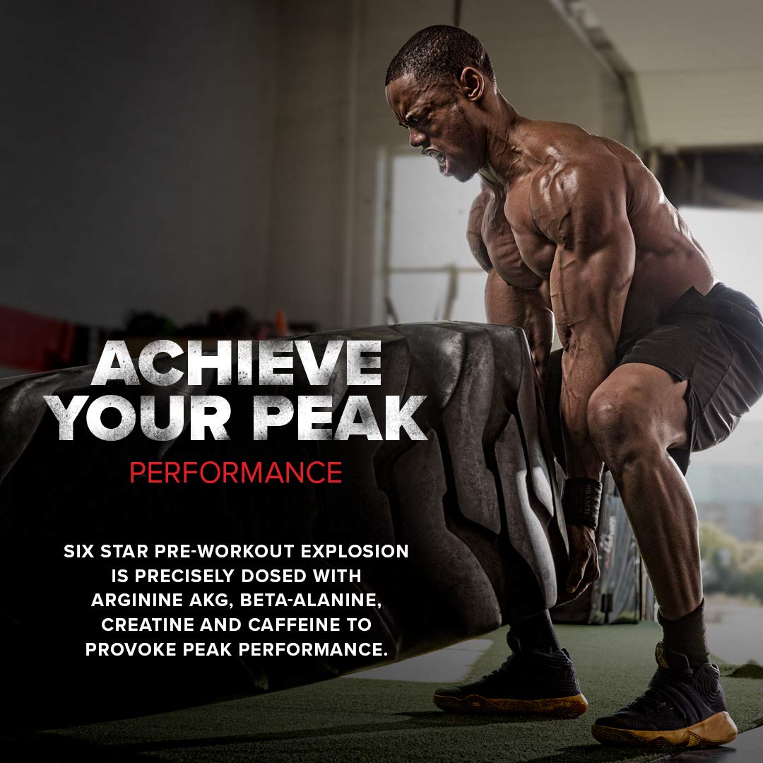 Six Star Pre-Workout Explosion for Men & Women, Fruit Punch (30 Servings) 🍁 All In One Marketplace Canada