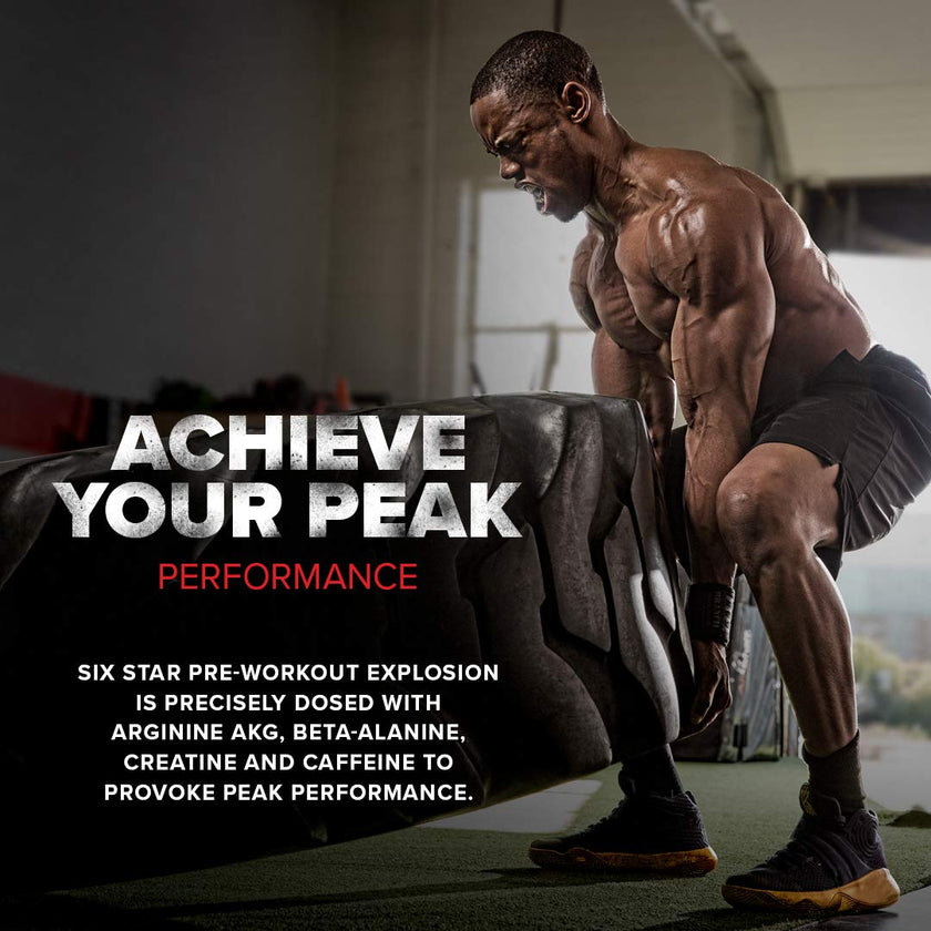 Six Star Pre-Workout Explosion for Men & Women, Fruit Punch (30 Servings) 🍁 All In One Marketplace Canada