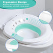 DEANIC Sitz Bath for Toilet Hemorrhoids, Postpartum Care, Collapsible Sitz Bath Tub for Hemorrhoids Treatment, Yoni Steam Seat Basin, Elderly Sit Bath (Green) 🍁 All In One Marketplace Canada