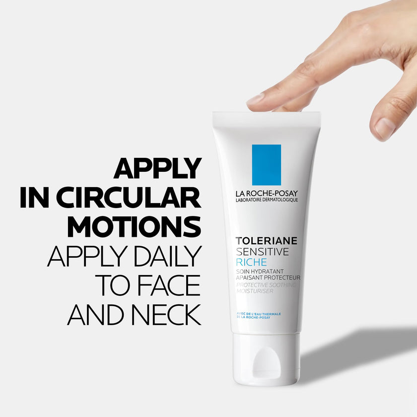 La Roche-Posay Face Moisturizer for Dry, Sensitive Skin, Toleriane Sensitive Rich Face Cream with Niacinamide & Ceramides, Alcohol Free, Fragrance Free & Recommended by Dermatologists, 40mL 🍁 All In One Marketplace Canada