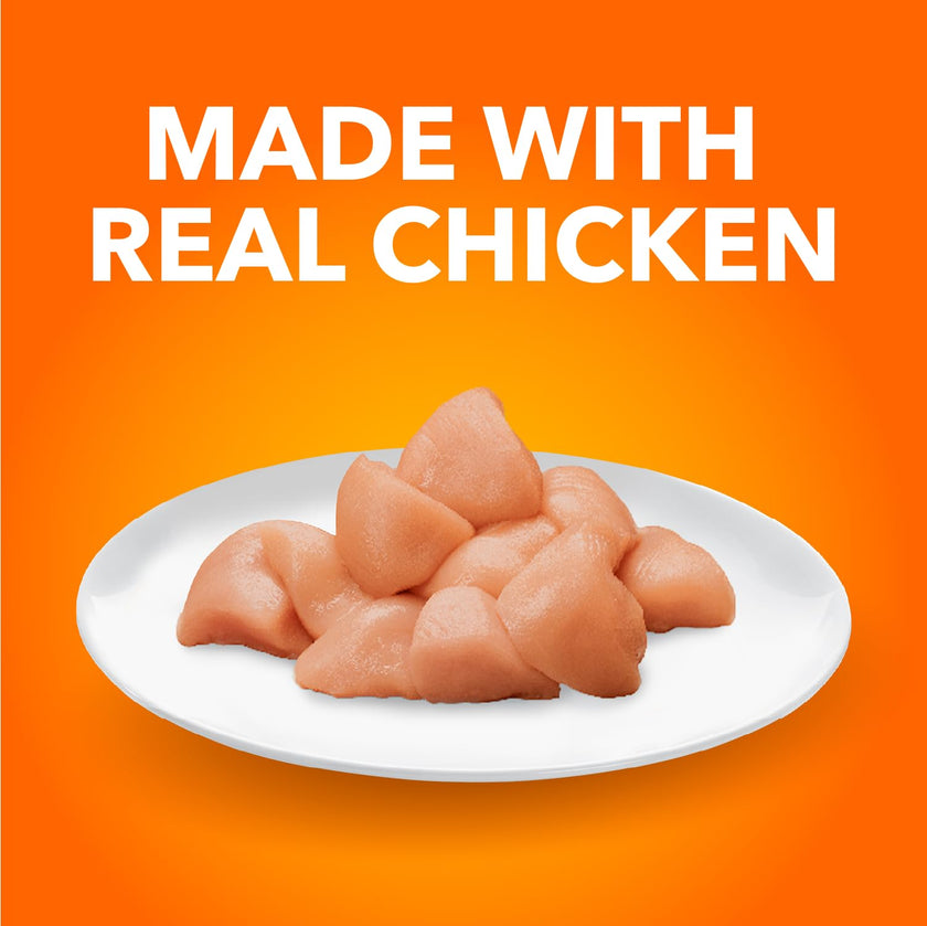 IAMS Perfect Portions Healthy Adult Wet Cat Food Cuts in Gravy - Chicken and Indoor Chicken 12CT Multipack, 75g 🍁 All In One Marketplace Canada