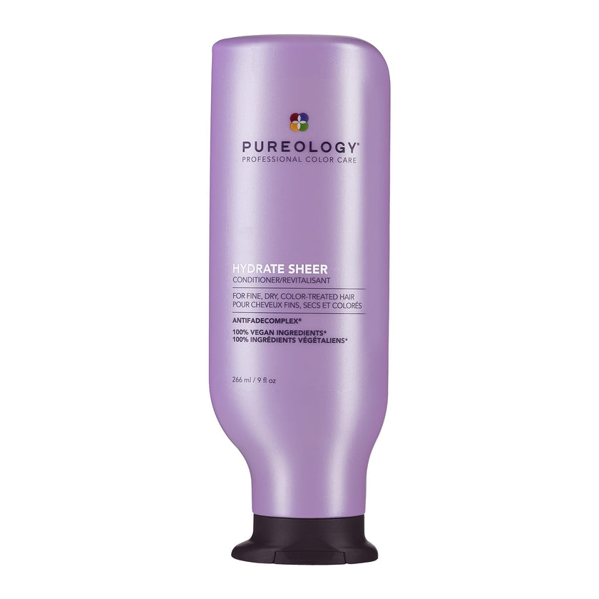 Pureology Hydrate Sheer Conditioner, Lightweight Moisture for Fine Dry Color-Treated Hair, Jojoba & Green Tea, Vegan, Sulfate-Free 🍁 All In One Marketplace Canada