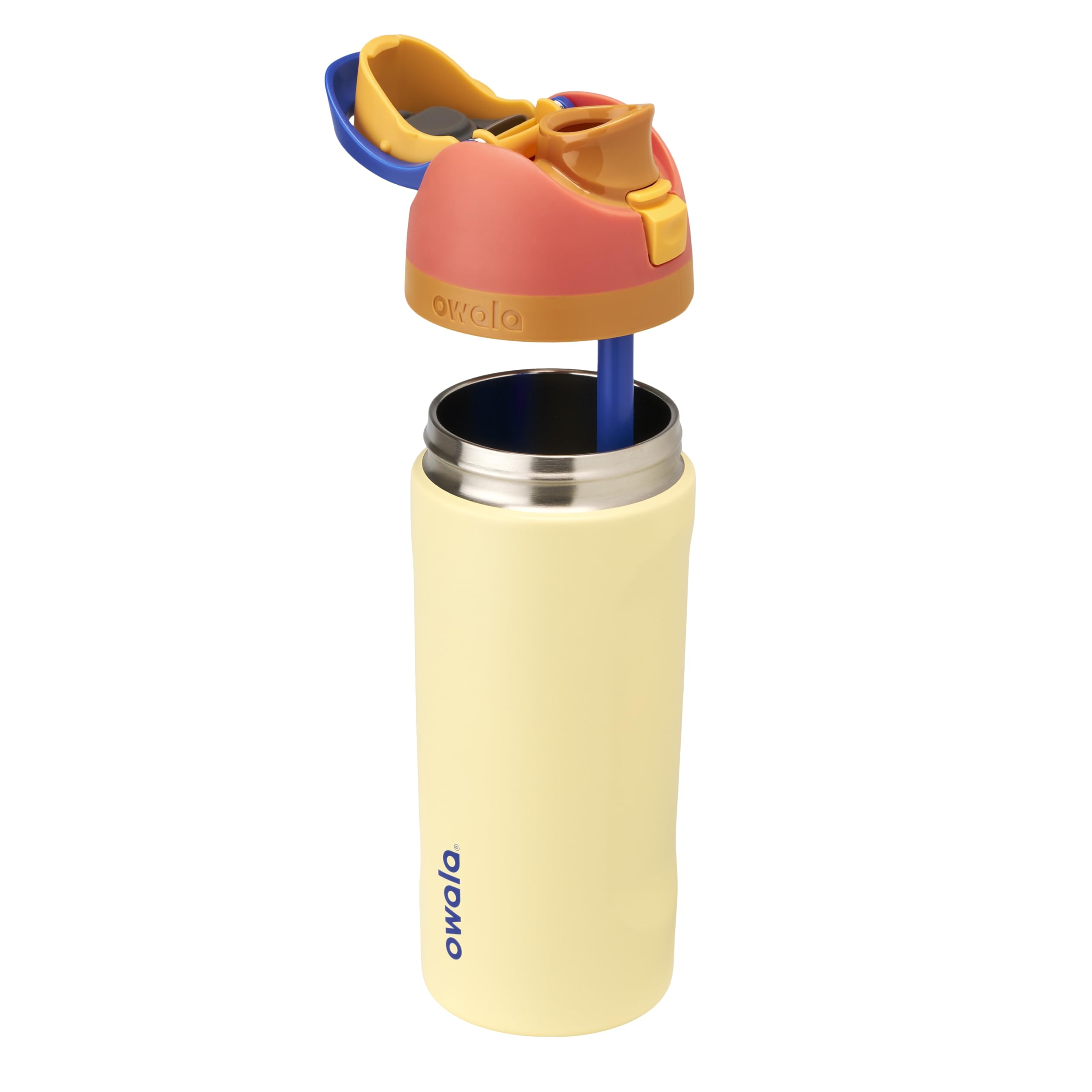 Owala Kids FreeSip Insulated Stainless Steel Water Bottle with Straw, BPA-Free Sports Water Bottle, Great for Travel, 16 oz, Misty Horizon 🍁 All In One Marketplace Canada