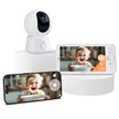 Arenti Baby Monitor, Smart WiFi 6 Baby Camera with 5-Inch Upgraded Wireless Display, 360° View, Auto-Night Vision, Temperature Sensor, Sound & Motion Detection, 2 Way Audio, VOX Mode (B2) 🍁 All In One Marketplace Canada