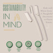 Jasclair Dermaplaning Razor for Women | Exfoliating Facial Razor for Peach Fuzz Removal & Smooth Skin | Precision Blade for Eyebrows & Face | Gentle At-Home Exfoliation Tool | Foldable, Reusable 🍁 All In One Marketplace Canada