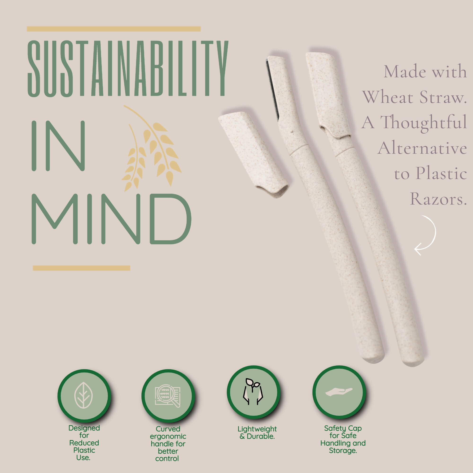 Jasclair Dermaplaning Razor for Women | Exfoliating Facial Razor for Peach Fuzz Removal & Smooth Skin | Precision Blade for Eyebrows & Face | Gentle At-Home Exfoliation Tool | Foldable, Reusable 🍁 All In One Marketplace Canada
