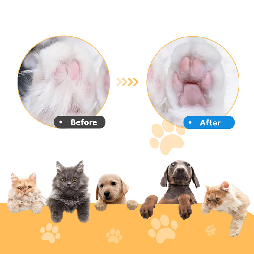 Mcbazel Cordless Dog Paw Trimmer with LED Light, Quiet Precision Pet Grooming Kit for Dogs and Cats, Electric Hair Clipper Pet Shaver for Paws, Face, Ears and Sensitive Areas 🍁 All In One Marketplace Canada