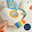 Itzy Ritzy Bitzy Traveler Car Seat & Stroller Toy for Babies – Developmental Sensory Toy Features Crinkle & Rattle Sounds & Multiple Textures – Hanging Travel Buddy for On-the-Go Entertainment (Goose) 🍁 All In One Marketplace Canada