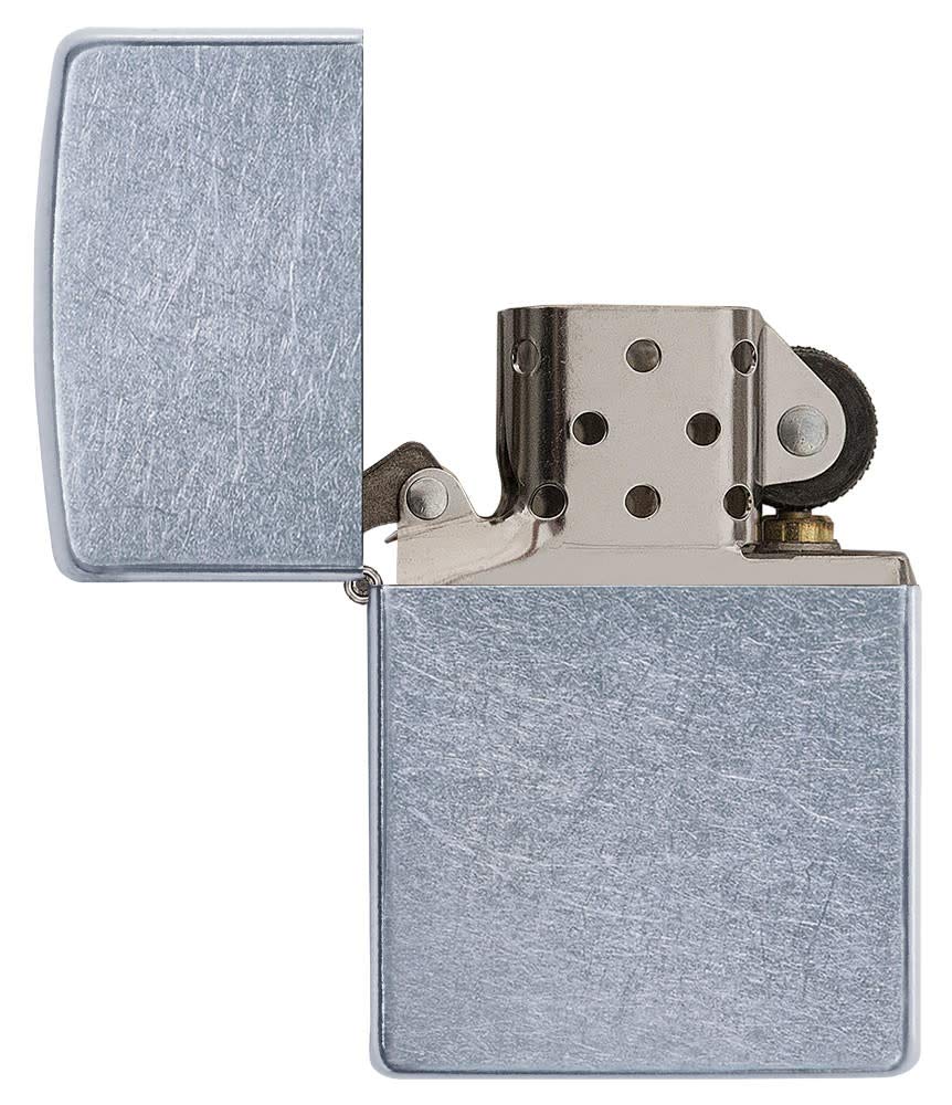 Zippo Street Chrome Pocket Lighter, 5 1/2 x 3 1/2cm, Silver 🍁 All In One Marketplace Canada