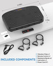 GDCOO Vibration Plate Exercise Machine, Vibrating Plate for Lymphatic Drainage, Vibrating Platform with 200 Adjustable Speeds, Fitness & Weight Loss Vibration Plate, 450 Lbs Max Capacity (Matte Black) 🍁 All In One Marketplace Canada