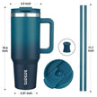 BJPKPK 40 oz Insulated Tumbler with Handle & Straw, Stainless Steel 🍁 All In One Marketplace Canada
