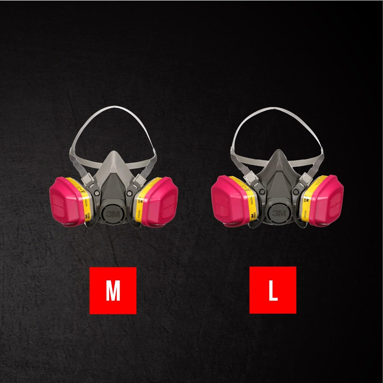 3m 62023ha1-c Half Facepiece Reusable Respirator All-in-one Kit, Multi-purpose, M (1 Mask and 1-pair Cartridges) 🍁 All In One Marketplace Canada