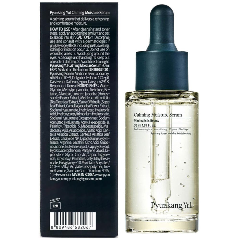 [PKY] Pyunkang Yul Calming Moisture Serum for Daily Moisturizing Power and Soothing Care(1.01 Fl. Oz, 30ml) 🍁 All In One Marketplace Canada