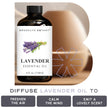Brooklyn Botany Lavender Essential Oil - Huge 118 ml - with Glass Dropper - for Aromatherapy and Diffuser 🍁 All In One Marketplace Canada