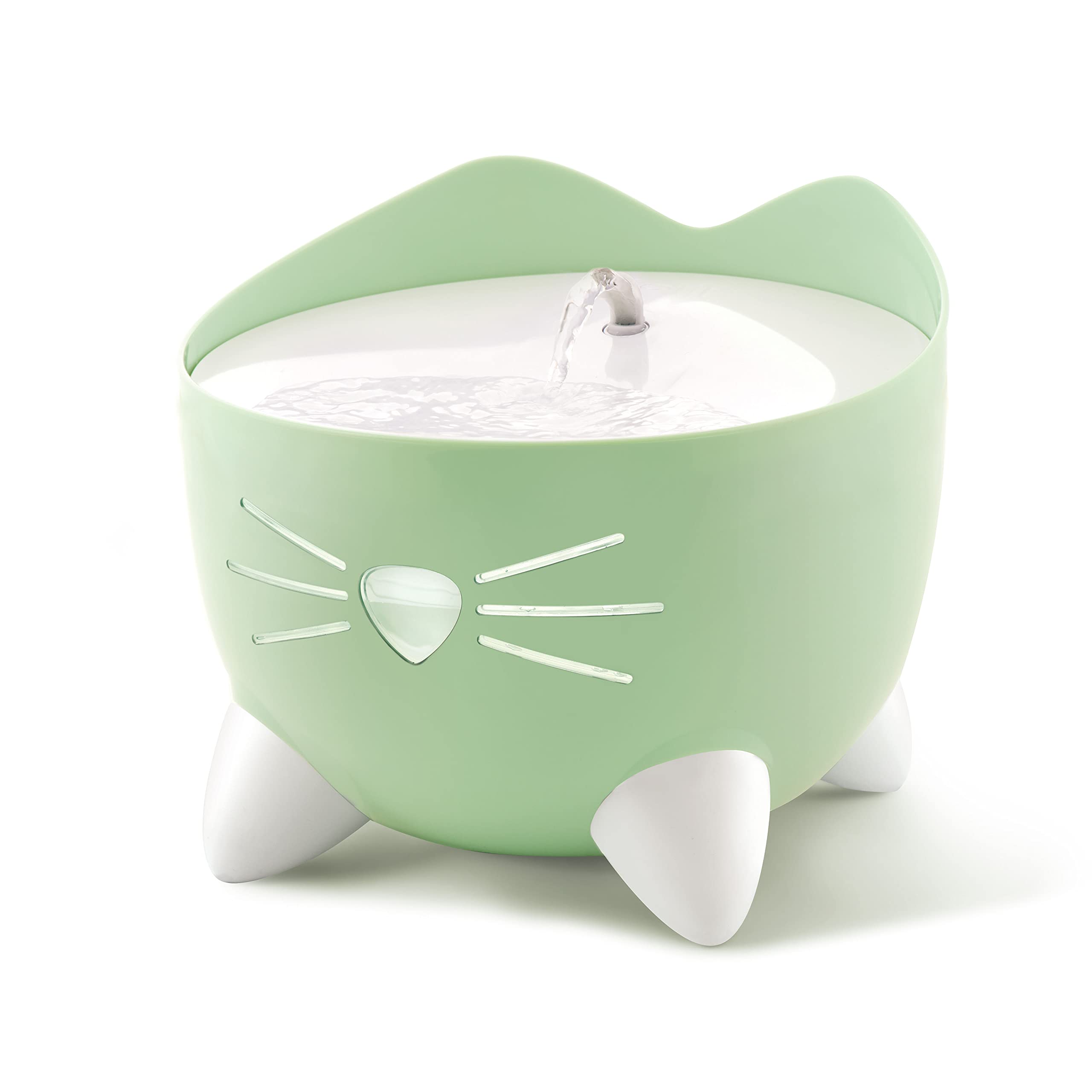 Catit PIXI Cat Water Fountain, 2.5 L, Mint Green, Modern Cat Fountain, Silent Pump for Indoor Cats, Different Flow Settings, Fontaine Pour Chat, Pet Water Fountains 🍁 All In One Marketplace Canada