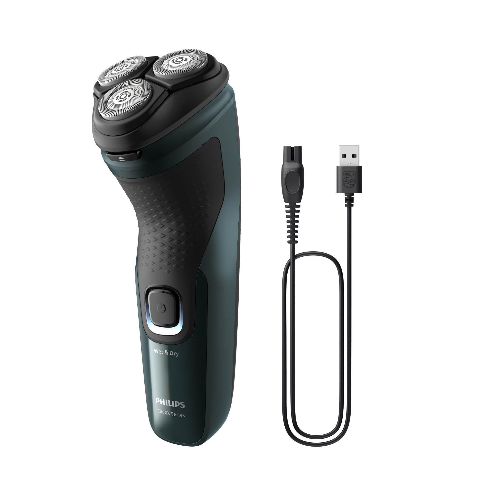 Philips Shaver 3000X Series, Wet and Dry Electric Shaver, SkinProtect Technology, Pop-up Trimmer, P-cap, Dark Forest Green, Model X3002/00 🍁 All In One Marketplace Canada