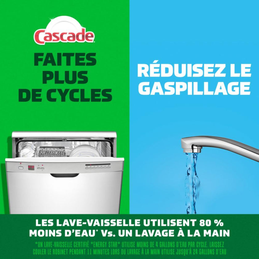 Cascade Complete Dishwasher Detergent Pods, Dish Detergent Soap, Fresh Scent, 90 Count 🍁 All In One Marketplace Canada