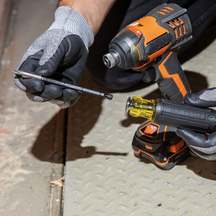 Klein Tools 32303 Multi-Bit Screwdriver/Nut Driver, Impact Rated 14-in-1 Magnetic Screwdriver Set Phillips, Slotted, Square, Combo, Torx 🍁 All In One Marketplace Canada
