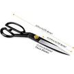 Fabric Scissors Professional 10 inch Heavy-Duty Sewing-Scissors for Leather Industrial Strength High Carbon Steel Tailor-Shears Dressmaking Tailoring Home Office Artists Students 🍁 All In One Marketplace Canada