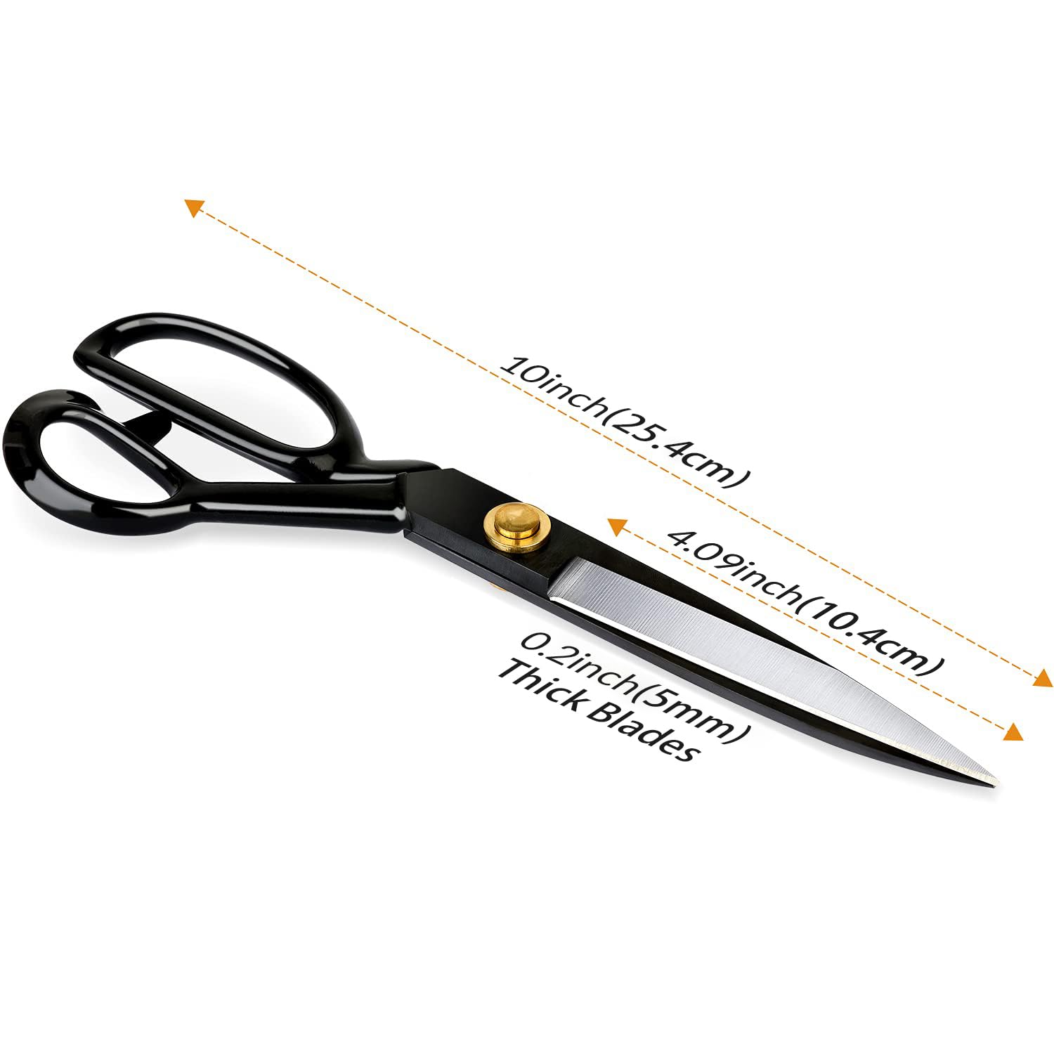 Fabric Scissors Professional 10 inch Heavy-Duty Sewing-Scissors for Leather Industrial Strength High Carbon Steel Tailor-Shears Dressmaking Tailoring Home Office Artists Students 🍁 All In One Marketplace Canada