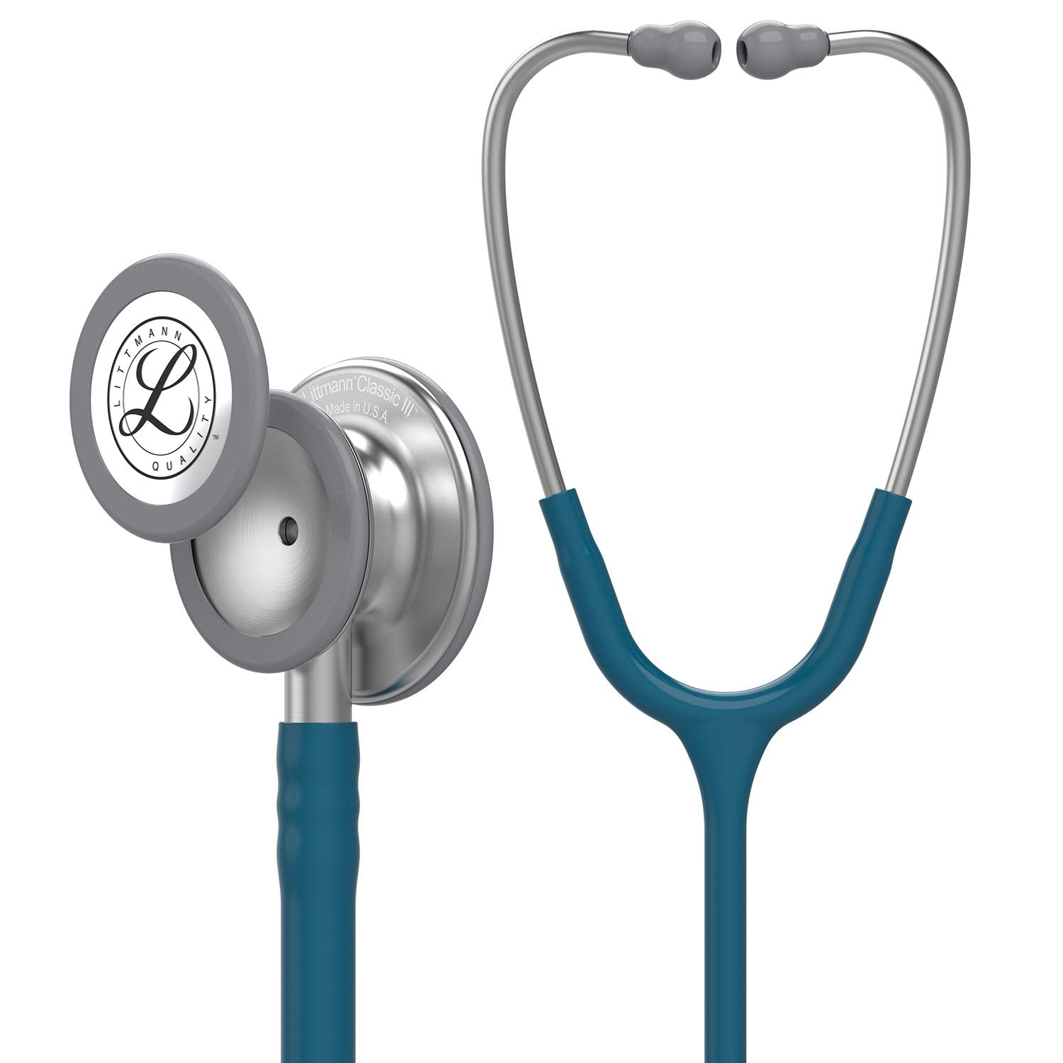 3M Littmann Classic III Monitoring Stethoscope, 5623, More Than 2X as Loud*, Weighs Less**, Stainless Steel Chestpiece, 69 cm (27