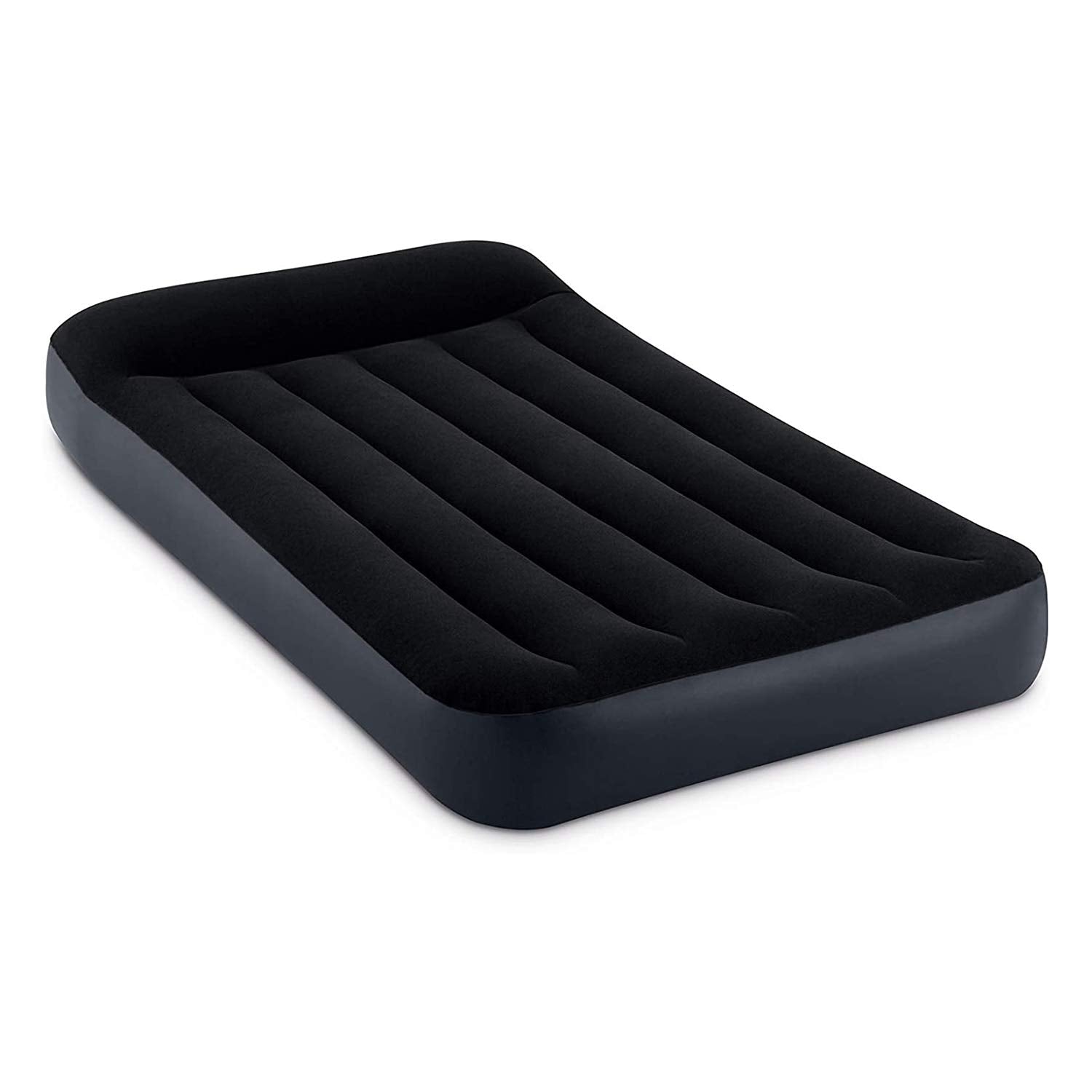 INTEX 64145ED Dura-Beam Standard Pillow Rest Air Mattress: Fiber-Tech – Twin Size – Built-in Electric Pump – 10in Bed Height – 300lb Weight Capacity 🍁 All In One Marketplace Canada
