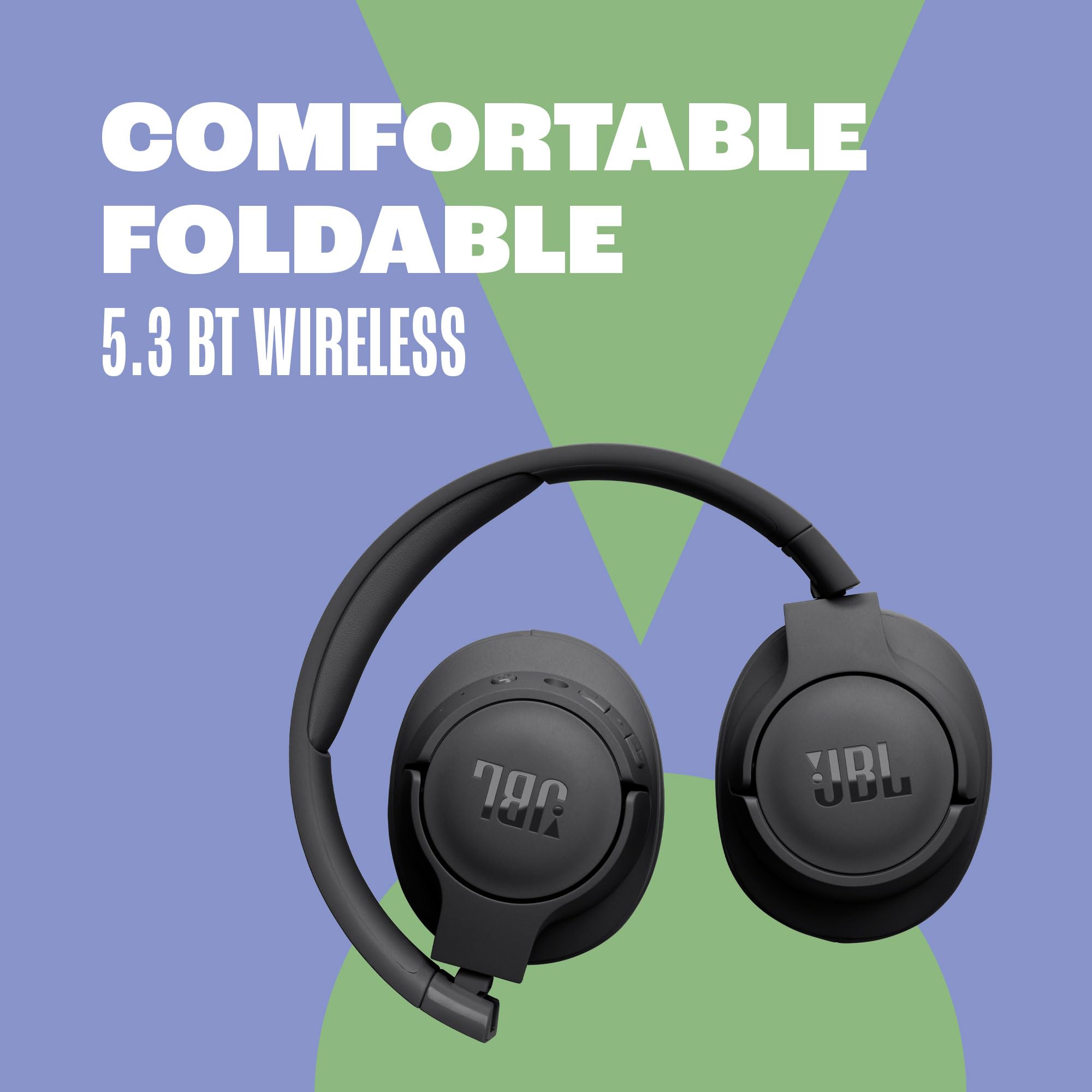JBL Tune 720BT - Wireless Over-Ear Headphones with JBL Pure Bass Sound, Bluetooth 5.3, Up to 76H Battery Life and Speed Charge, Lightweight, Comfortable and Foldable Design (Black) 🍁 All In One Marketplace Canada