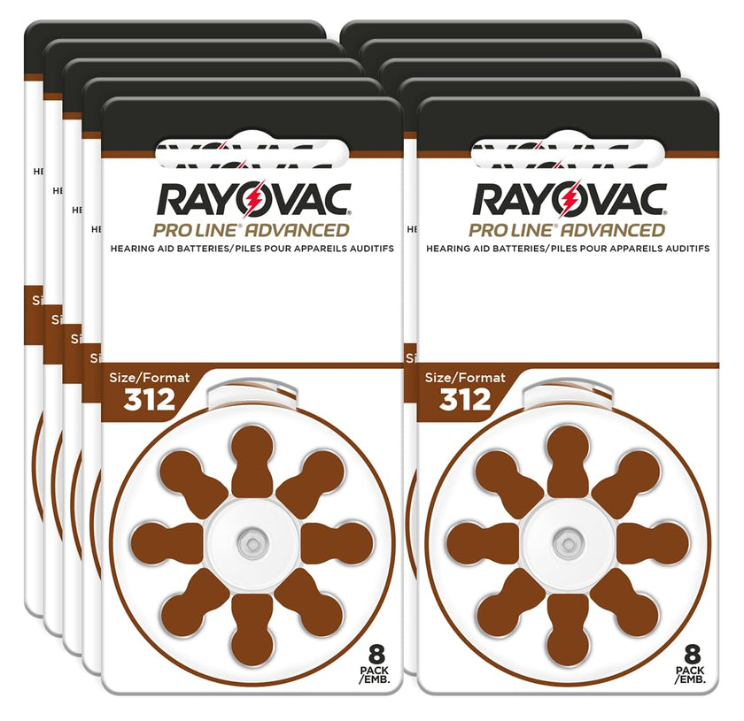 RAYOVAC® ProLine Size 312 Hearing Aid Batteries (80 Batteries) 🍁 All In One Marketplace Canada