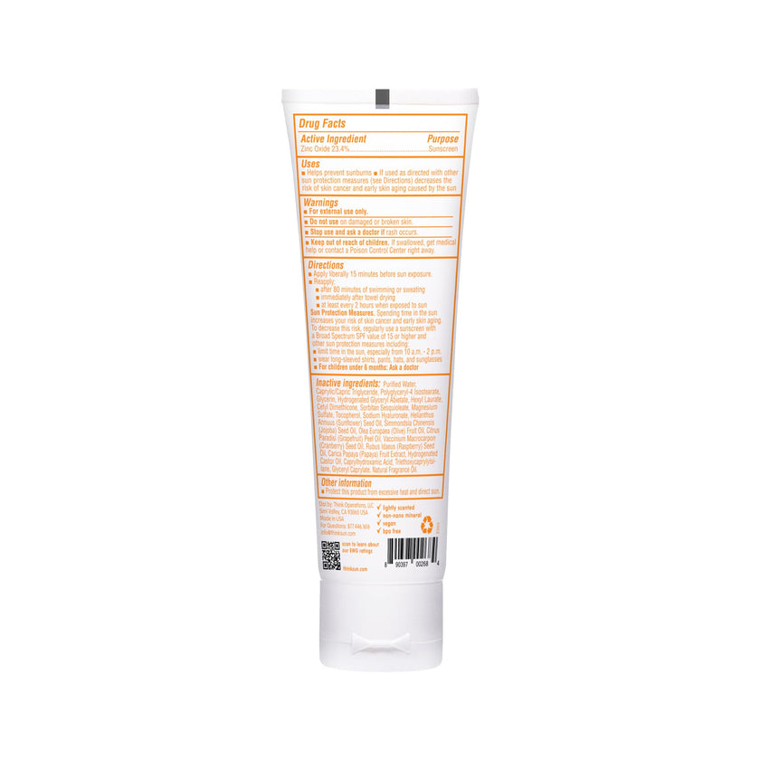 Thinkbaby SPF 50 plus Baby Mineral Sunscreen – Safe, Natural Sunblock for Babies - Water Resistant – Broad Spectrum – Baby Sunscreen Lotion, 3 Oz/89ml 🍁 All In One Marketplace Canada